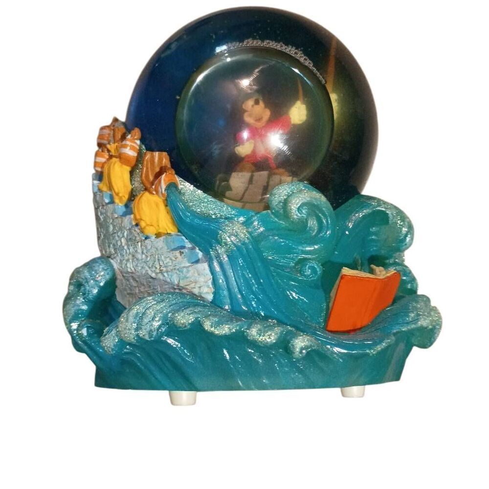 Disney Fantasia Sorcerer's Apprentice Musical Snow Globe